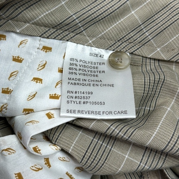 Cleavland Classics Golf Swing Plaid Pants Size 42 NWT - Picture 9 of 10